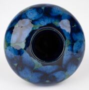 MOORCROFT rare "Moonlit Pansy" pottery vase, impressed "Moorcroft, Made In England", 8cm high, 10.5cm wide. - 8