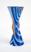 WILKINSON "Yoyo" English Art Deco porcelain vase, circa 1930, stamped "Wilkinson Ltd. Burslem England, Royal Staffordshire Pottery", 23cm high. - 5
