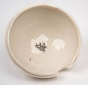 BELLEEK antique Irish porcelain beehive honey pot with coloured decoration, 19th century, black factory mark to base, 15cm high. - 8