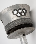 1956 MELBOURNE OLYMPIC TORCH, aluminium alloy, height 41cm, legend around top "XVI Olympiad 1956: Olympia - Melbourne". - 5