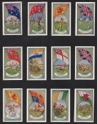 [TRADE CARDS] 1936 A. W. Allen Ltd (Australia) "Sports & Flags Of Nations" complete set (36) featuring cricket, Australian Rules Football, golf, rugby, soccer, baseball, tennis, athletics, cycling, skiing, swimming, rowing, skating, horse racing, wrestlin - 4