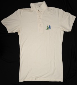 1988 BICENTENNIAL TEST: Australian team-issued short-sleeve polo shirt, with the unique kangaroo and lion logo; excellent condition.