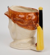 1936 Don Bradman toby jug manufactured by Marutomo Ware, with cap in brown, height 15cm. - 2