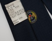 Group comprising 1970-80 Adelaide Oval member fobs (10), 1972-79 MCC member fobs (6), and two 1980 official "Cornhill Insurance Centenary Test Match" ties. (18 items) - 3