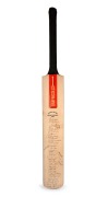 1980 CENTENARY TEST - ENGLAND v AUSTRALIA AT LORD'S: A full-size Gray-Nicolls cricket bat with impressed title, signed to the front of the blade by the Australian and English teams, additionally signed to the back of the blade by more than one hundred Aus