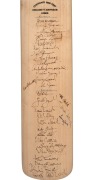 1980 CENTENARY TEST - ENGLAND v AUSTRALIA AT LORD'S: A full-size Gray-Nicolls cricket bat with impressed title, signed to the front of the blade by the Australian and English teams, additionally signed to the back of the blade by more than one hundred Aus - 2