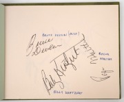 1977 U.S. MASTERS TOURNAMENT: An autograph book containing fifty-five signatures gathered at Augusta National Golf Club on April 5th 1977 (the second practice day); signatories include Jack Nicklaus, Seve Ballesteros, Billy Casper, Ben Crenshaw, Gene Litt - 7