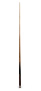 Alcock & Co. Melbourne "Champion Cue" (2nd edition), length 58 inches, ash shaft, ebony butt edged with maple and green veneers, c. 1940s. - 2
