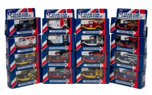 Complete set of 16 boxed 1995 Limited Edition AFL Club Car Collectible Matchbox cars.