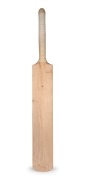 Don Bradman's original signature on a plain full-size willow cricket bat; length 85cm. - 3
