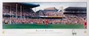 TONY LOCKETT'S 1300th GOAL: "Record Breaker" panoramic limited edition print [#520/1300], signed by Lockett, AFL/ESP CoA present, 40.5 x 96cm.