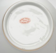NAPOLEON III antique French porcelain lidded bowl, mid 19th century, oval factory mark to base for "MAISON HONORE, PARIS, E. RAINGO SUC.r", 11cm high, 16cm wide. - 3