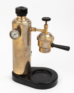 FEMOKA of Paris vintage French single group electric espresso coffee maker, mid 20th century, ​​​​​​​33cm high.