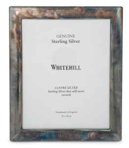 WHITEHILL English sterling silver picture frame, late 20th century, 31 x 26cm overall.
