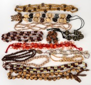 Assorted costume and beaded necklaces and jewellery, including Australian examples, (qty).