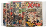 X-MEN - SILVER AGE: Group comprising original 1964 issues #6-7 and 1965 issues #10-14; noted Juggernaut and Sentinels key issues; condition variable, generally very good. (7 items) - 2