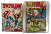 MARVEL: Mostly 1960s group comprising "Tales to Astonish" (14), with others including "Iron Man", "Strange Tales", "Guardians of the Galaxy", and "The Eternals"; condition variable, generally very good. (25 items)