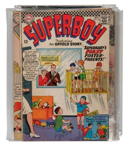 COMIC BOOKS: Diverse group mostly published in the 1950s/60s, including Superman, Superboy, "Walt Disney's Donald Duck in Trick or Treat", Tom and Jerry, Bugs Bunny, Gunsmoke, Felix the Cat, and many others. (33 items)