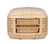 ASTOR MICKEY ivory bakelite cased mantle radio, ​​​​​​​18cm high.