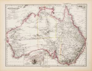 MAPS: Group of 10 maps of Australia, late 19th & early 20th century including Van Diemen's Land. various sizes