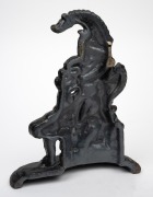 PUNCH antique cast iron door stops, 19th century, ​​​​​​​30cm high. - 2