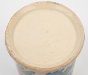 MASONS antique English stoneware bowl, emblazoned "W. J., 1842"; together with an 18th century tin glazed earthenware tankard with hand-painted floral decoration, (2 items), the tankard 13cm high. - 5
