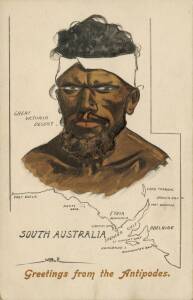 Album of vintage postcards including Aborigines, real photographs of Portland, advertising etc. Well worth inspection.