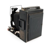 VOIGTL&Auml;NDER: Bergheil folding camera, c. 1923, plate dimensions 11 x 7.5cm, Heliar 150mm f4.5 lens [#745041]. - 4