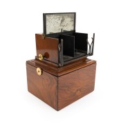 R. & J. BECK: Mahogany tabletop Achromatic Stereoscope [#2646], c. 1870s. - 2