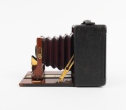 CENTURY CAMERA CO.: Century 7.5 x 10cm glass plate camera, c. 1900s, with Wollensak lens. - 4