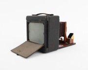 CENTURY CAMERA CO.: Century 7.5 x 10cm glass plate camera, c. 1900s, with Wollensak lens. - 5