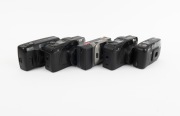 RICOH: Group of 1990s plastic point-and-shoot cameras, comprising Shotmaster Ultra Zoom, Shotmaster Zoom IIIP Panorama, Shotmaster Zoom IIIP Date Panorama, Shotmaster AF Date, and YF-20. (5 items) - 2