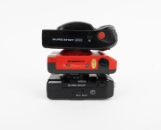 CANON: Group of 1980s plastic point-and-shoot cameras, comprising Sure Shot Supreme, Sure Shot, and Snappy S. (3 items) - 3
