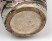 MOUGIN French art pottery vase with rose decoration, designed by GASTON GOOR, circa 1930, impressed "Mougin, Nancy, Goor", ​​​​​​​26cm high. - 3