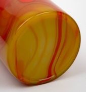 DAVIDSON orange cloud daffodil vase, pattern No. 712, early to mid 20th century, ​​​​​​​20cm high. - 3
