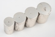 An antique Russian silver coin holder with spring loaded mechanism, 19th/20th century, 3cm high, 8cm wide, 61 grams. - 2