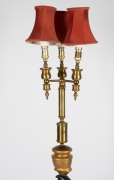 An antique Italian Blackamoor figure torchiere, 19th century. Note: 20th century conversion to electricity (most likely carried out in the 1950s). 164cm high overall. - 2