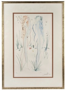 SALVADOR DALI (1904-1989), Les Venus Jeunes, lithograph, 119/850, signed in pencil lower right, 45 x 28cm, 63 x 45cm overall.