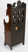 An antique English rosewood sheet music cabinet with bookstand top, 19th century, 122cm high, 45cm wide, 35cm deep. - 3