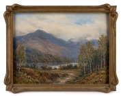ARTIST UNKNOWN, .....from Loch Achray, oil on canvas board, pencil inscription verso, ​​​​​​​25 x 33cm, 27 x 35cm overall.