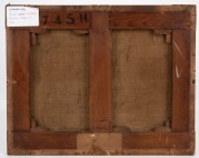 S. AIKEN, (stable scene), oil on canvas (relined), signed lower centre "S. Aiken, 1807", ​​​​​​​34 x 42cm overall. - 2