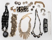 Assorted silver jewellery, costume jewellery, gold plated cufflinks etc., (qty).