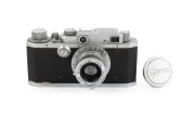 CANON: S-II (Seiki Kogaku) rangefinder camera [#15651], c. 1946, Serenar 50mm f3.5 [#8516] with Canon cap. - 2