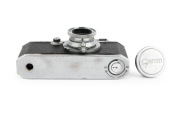 CANON: S-II (Seiki Kogaku) rangefinder camera [#15651], c. 1946, Serenar 50mm f3.5 [#8516] with Canon cap. - 4