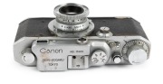 CANON: S-II (Seiki Kogaku) rangefinder camera [#15651], c. 1946, Serenar 50mm f3.5 [#8516] with Canon cap. - 6