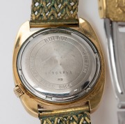 BULOVA "Accutron" (tuning fork) automatic wristwatch with baton numerals and day/date calendar window, 35mm wide including crown. - 3