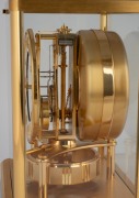 JAEGER LECOULTRE "ATMOS" table clock (calibre 540), in gilt brass case, with skeletonized movement, white chapter ring, baton numerals, ​​​​​​​23cm high. - 4
