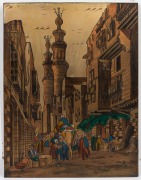Seven assorted framed artworks, prints, bark picture etc., including an antique Vanity Fair print, the largest 39 x 67cm overall. - 3