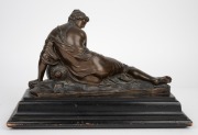 (after) JEAN-BAPTISTE AUGUSTE CLESINGER "Allegory Of The Source", antique Viennese cast bronze figure on ebonised timber plinth, with foundry stamp "K. K. KUNST-ERZGIESSERE, WIEN", retailer's ink stamp "Anton Brosohek... Wien", 19th century, 22cm high, 35 - 3