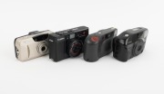 CANON: Group of 1980s-190s plastic point-and-shoot cameras, comprising AF35M Auto Focus, Sure Shot 76 Zoom SAF, Sure Shot Joy, and Sure Shot Zoom-S. (4 items) - 2